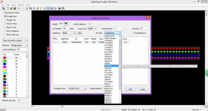4096 Pixel Salve DMX LED-Controller H802RA 4 Ports Aluminiumlegiertem Material 1